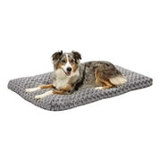 Angle View: MidWest Homes for Pets Deluxe Dog Beds | Super Plush Dog & Cat Beds Ideal for Dog Crates | Machine Wash & Dryer Friendly, 1-Year Warranty