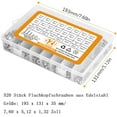 thumbnail image 2 of 304 Stainless Steel 520pcs Nuts and Bolts Assortment Kit, M3-M6 Metric Bolt Assortment for Longevity, 2 of 5