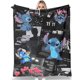thumbnail image 1 of Manta de Lilo & Stitch, acogedora manta de franela para niños y niñas, manta súper suave y cálida para sofá cama, 50 x 60 pulgadas, 1 of 5