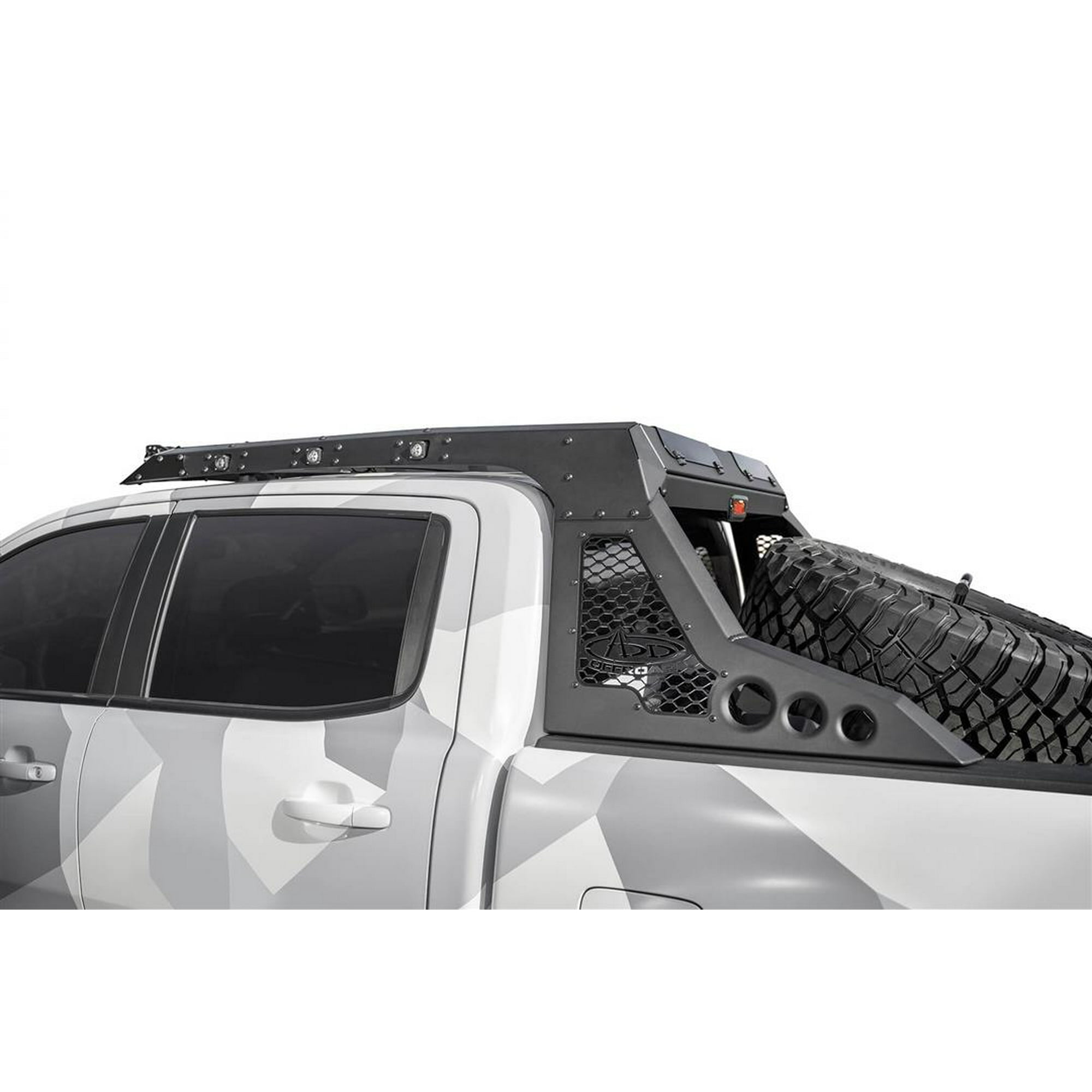 Fits 2019 2021 Ford Ranger Addictive Desert Designs Roof Rack C995491480103 HoneyBadger Chase Rack Direct Fit Mounts To HoneyBadger Rack Powder Coated Hammer Black Aluminum Single Walmart