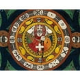 thumbnail image 2 of Adolf Wölfli 24x19 Black Ornate Framed Double Matted Museum Art Print Titled: China (1922), 2 of 5