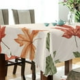 thumbnail image 5 of Yayeee Tablecloths 54" x 54" Rectangle Wrinkle Resistant Party Table Cover, Brown Autumn Leaves, 5 of 8