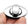 thumbnail image 4 of 1 1/2 Inches Oval Turn Lock Clasp Purse Closure Twist Lock Bag Making Accessories L94 (Gunmetal Black), 4 of 6