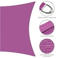 thumbnail image 4 of Yescom 20x16' 95% UV Block Rectangle Sun Shade Sail Canopy Patio Pool Cover Net, 4 of 10