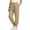 Khaki_XRS6, variant on Girls Jogger Sweatpants High Elastic Waist Sweat Pants with Patch Pockets Rib Cuff Solid Color Athletic Jogger Size 1-11 Years