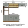 thumbnail image 4 of Cocina Integral Completa Modular Madesa Agata 270cm MG 04, 4 of 4