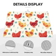 thumbnail image 3 of Sikiie Colorful Flower Chickens Dish Drying Mat, Kitchen Counter Mat, Self Drying Mat for Kitchen Counter Dish Drying Pad ,for Dishes, Utensils, Pots and Pans(24" x 18"), 3 of 7