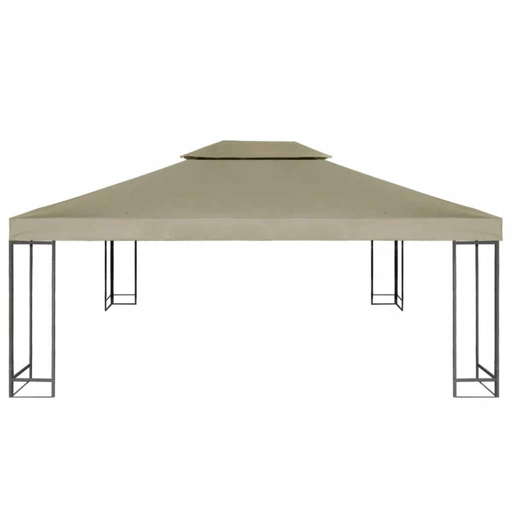 3x3m Garden Gazebo Top Cover Roof Replacement Fabric Tent Canopy 2-Tier 1-Tier R 