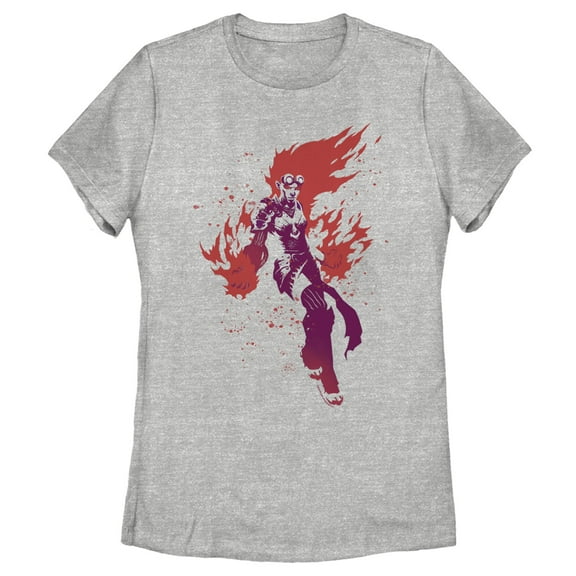 Women's Magic: The Gathering Chandra Nalaar Portrait  Graphic Tee Athletic Heather Medium