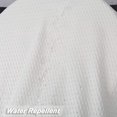 thumbnail image 6 of Mulanimo Water Repellent Soft Microfiber Fabric Shower Curtain for Bathroom, Decorative Embossed Pattern, Cream, 72x72 Inches, 6 of 7