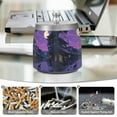 thumbnail image 6 of Yayeee Ashtray with Lid for Cigarette Smokeless Stainless Steel Home Ash Holder, Purple Street, 6 of 7