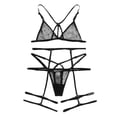 thumbnail image 2 of Lingerie Plus Size Lingerie Dentelle Jarretière Polyester Lingerie Femmes, 2 of 6