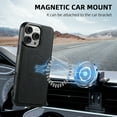 thumbnail image 7 of Dteck 2 in 1 Detachable Wallet Case for iPhone 16 Pro Max,Magnetic Leather Case with Removable Card Holder Wallet Compatible with MagSafe Shockproof Kickstand Back Cover,Black, 7 of 7