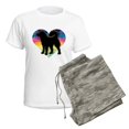 thumbnail image 5 of CafePress - Alaskan Malamute Cute Dog - Women's Short Sleeve Print T-Shirt and Pants Light Cotton Pajama Set, 5 of 7