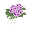 thumbnail image 4 of 5 centros de mesa de flores artificiales para San Valentín, decoración para el hogar. Violeta, 4 of 9