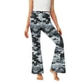 thumbnail image 5 of Fleece Lined Leggings Girls 14-16 Winter Warm Camo Flared Pants High Waisted Bell Bottom Thermal Pants, 9 Y, 5 of 6