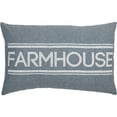 thumbnail image 4 of VHC Brands Sawyer Mill Blue Farmhouse Throw Pillow for Living Room Sofa Couch Chair Accent for Bedroom Rustic Decor 14x22, 4 of 5