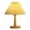 Yellow-A, variant on LSLJS Pleated Table Lamp, Modern Bedside Nightstand Lamp with Umbellate Flaxen Fabric Shade and Wooden Base Infinitely Dimmable Adjustable LED Night Lights for Bedroom Living Room Office Bulb Included