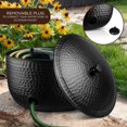 thumbnail image 4 of Soporte para manguera de jardín Monarch Abode 100 pies, metal negro, 4 of 8