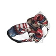 thumbnail image 2 of KLL Patriotic Boxing Bear Art for Basic Dog Hoodie - Pet Hoodie Sweater with Leash Hole - Cute Dog Sweatshirt - Pet Clothes Hooded Sweatshirt for Dog & Cat -X-Small, 2 of 8