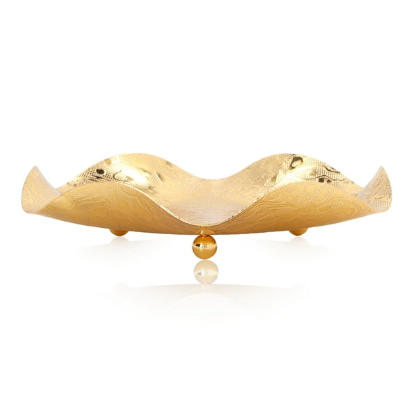 Snack TrayGold Fruit Bowl Hand Metal Fruit Bowl Fruit Bowl Top-Notch Performance