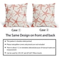 thumbnail image 4 of Coral Starfish Pillow Covers 16X16 Inch Set of 2 Beach Ocean Coastal Decorative Square Pillow Cases Summer Nautical Cotton Linen Cushion Case Home Decor for Sofa Couch Bedroom Outdoor, 4 of 6