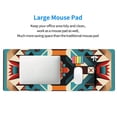 thumbnail image 7 of Southwestern Native American Geometric Mouse Pad Extended Large Gaming Mousepad Non-Slip Rubber Big Keyboard Desk Mat 31.5 X 11.8 Inch, 7 of 7