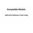 thumbnail image 3 of Passenger Right Side Rear Door Window Door Glass Compatible with Nissan Pathfinder 2005-2012 Models, 3 of 6