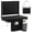 Black-2PC, variant on LIFERECORD Foldable Stadium Seat Chair with Back Support, Portable Bleacher Seat for Sports Games, Concerts, Parks - 225 lbs Capacity, Waterproof 600D Oxford Fabric, Dual Carry Options