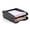 Black 2pk, variant on Office Plastic Desk Letter Tray (2 Pack) - Stackable