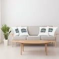thumbnail image 4 of Ambesonne Adventure Throw Pillow Cover 4 Pack, Ready for the Journey, 18", Indigo, 4 of 6