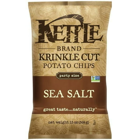 - Kettle brand krinkle cut sea salt potato chips, 14 oz (pack of 10)