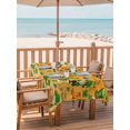 thumbnail image 2 of 60x84 Inch Outdoor Tablecloth with Umbrella Hole Zipper Rectangle Saint Patrick's Day Rectangular Tablecloths Outside Waterproof Orange Gnomes Hat Boot Rainbow Clovers Patio Table Cover for Picnic, 2 of 8
