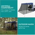Navaris Car Awning with Net Camping or Tailgate Canopy Tent for Van