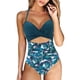 thumbnail image 3 of Savings Clearance 2023 Swimsuits for Women Women Wrap Cut Out One Piece Swimsuit High Waisted Monokini Bathing Suit, 3 of 4