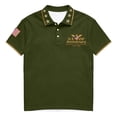 thumbnail image 2 of USA 250th Anniversary Polo Shirt Men Patriotic Eagle Graphic Short Sleeve Button Polo Casual America 250 Merchandise, 2 of 5