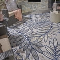 thumbnail image 4 of Nourison Aloha Indoor/Outdoor Ivory/Navy 6' x 9' Area Rug, (6x9), 4 of 13