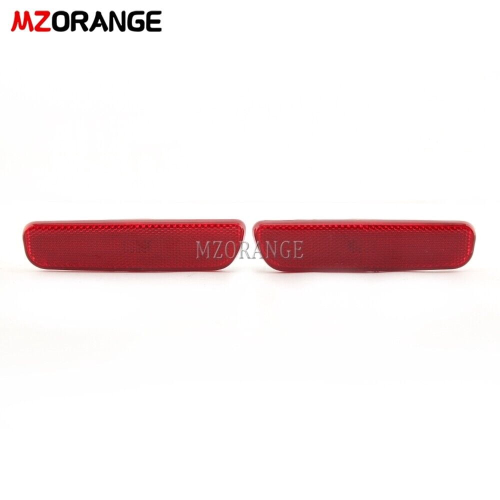 X AUTOHAUX Rear Bumper Side Marker Reflector Lamp – Red LED Light For Toyota RAV4 1996-2004 Left Side, OE 81760-42010