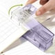 thumbnail image 4 of Engrapadora rotativa con rotación de 360 grados, mini engrapadora de mano para 8 direcciones de encuadernación: engrapadora portátil para oficina, escuela y hogar con diseño degradado transparente., 4 of 6