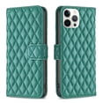 thumbnail image 1 of Dteck Wallet case for iPhone 12 Pro Max, Argyle Pattern PU Leather Wallet case with Kickstand Card Slots Magnetic Closure Shockproof Case For iPhone 12 Pro Max,Green, 1 of 5