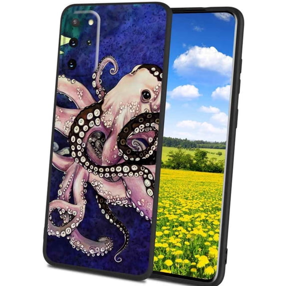 Compatible with Samsung Galaxy S20+ Plus Phone Case, Octopus Case Silicone Protective for Teen Girl Boy Case for Samsung Galaxy S20+ Plus