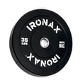 thumbnail image 1 of Ironax 35 lb Olympic Bumper Plate 2 Inch Low Bounce Rubber Home Gym, 1 of 5