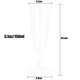 thumbnail image 3 of 24pcs disposable champagne glass goblet plastic test glass champagne glass cocktail glass 4.7oz (150ml), 3 of 5
