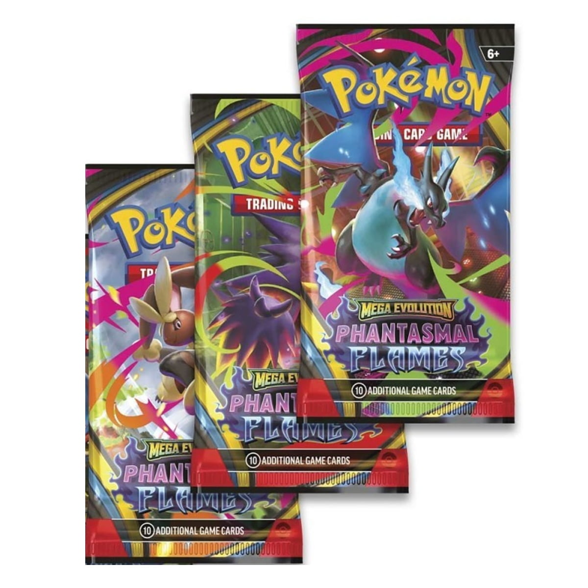 Pokemon Mega Evolution Phantasmal Flames Weavile 3-Booster Blister Pack [3 Booster Packs & 1 Foil Promo Card]