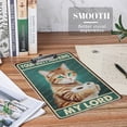 thumbnail image 4 of Cute Clipboard with Designs ​Wood A4 Letter Size Hardboard Office Clipboards, Retractable Hole for Hanging Decorative Clip Board - Cat Funny Saying, Gift for Friends, Christmas 12.5"x9", 4 of 6