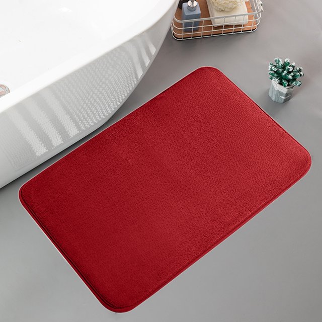COM1950s Bath Mat and Bathroom Rug,Super Soft Absorbent Non-Slip Floor Carpet with Quick Dry Technology,Machine Washable for Bathroom Shower Tub Living Room Bedroom,16X24 Inches