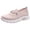 Pink, variant on Willtoo Orthopedic Shoes for Women Mesh Breathable Non Slip Sneakers Arch Support Relaxed Walking Shoes Versatile Slip on Lace Up