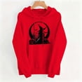 thumbnail image 4 of DIOAZUD Women's Halloween Sweatshirts Plus Size Witch Print Pullover Hoodies Soft Classic Long Sleeve Shirt Tops Halloween Costumes, 4 of 5