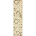 thumbnail image 1 of Unique Loom Automne Cercles Zone Tapis 2' 6 x 10' Coureur Beige/brun, 1 of 2