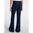 thumbnail image 3 of Wonder Nation Girls Front Seam Flare Jeans, Sizes 4-18, 3 of 6